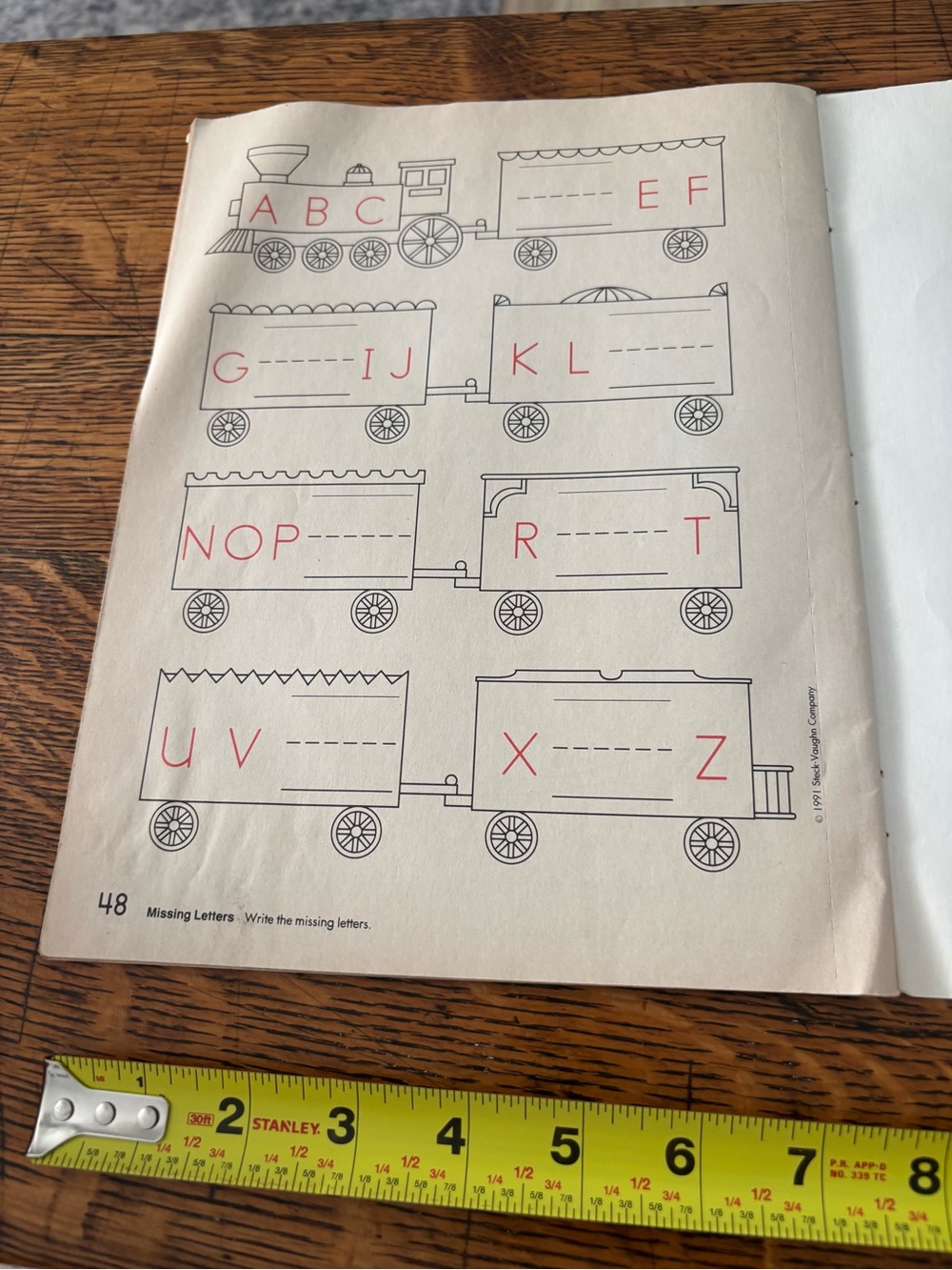 Vintage 1991 First-Time Phonics The Alphabet Book 2 Steck-Vaughn - Picture 3 of 5